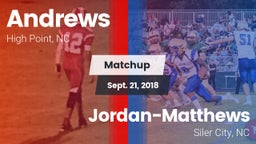 Matchup: Andrews vs. Jordan-Matthews  2018