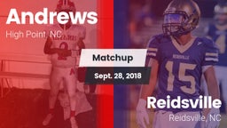 Matchup: Andrews vs. Reidsville  2018
