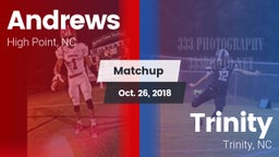 Matchup: Andrews vs. Trinity  2018