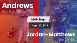 Matchup: Andrews vs. Jordan-Matthews  2019
