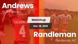 Matchup: Andrews vs. Randleman  2019