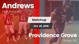 Matchup: Andrews vs. Providence Grove  2019
