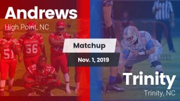 Matchup: Andrews vs. Trinity  2019