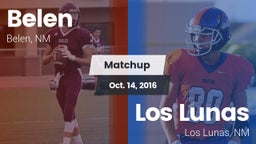 Matchup: Belen vs. Los Lunas  2016