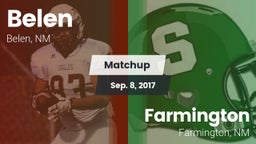 Matchup: Belen vs. Farmington  2017