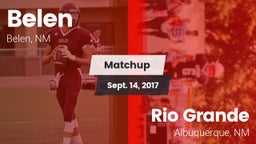 Matchup: Belen vs. Rio Grande  2017