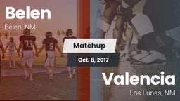 Matchup: Belen vs. Valencia  2017