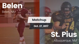 Matchup: Belen vs. St. Pius  2017