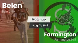 Matchup: Belen vs. Farmington  2018