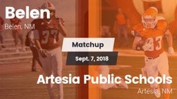 Matchup: Belen vs. Artesia Public Schools 2018