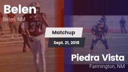 Matchup: Belen vs. Piedra Vista  2018
