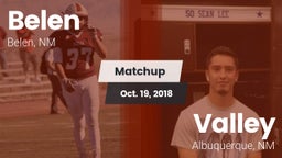Matchup: Belen vs. Valley  2018