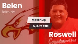 Matchup: Belen vs. Roswell  2019