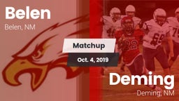 Matchup: Belen vs. Deming  2019