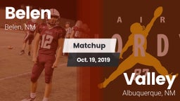 Matchup: Belen vs. Valley  2019