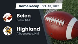 Recap: Belen  vs. Highland   2023