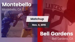 Matchup: Montebello vs. Bell Gardens  2016