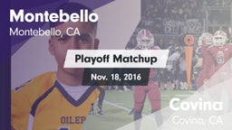 Matchup: Montebello vs. Covina  2016