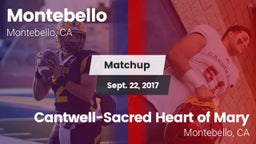 Matchup: Montebello vs. Cantwell-Sacred Heart of Mary  2017