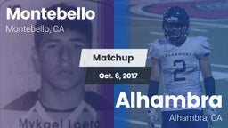 Matchup: Montebello vs. Alhambra  2017