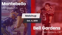 Matchup: Montebello vs. Bell Gardens  2019
