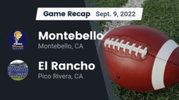 Recap: Montebello  vs. El Rancho  2022