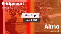 Matchup: Bridgeport vs. Alma  2019
