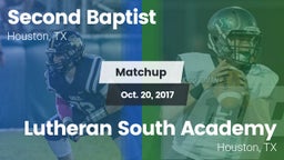 Matchup: Second Baptist High vs. Lutheran South Academy 2017