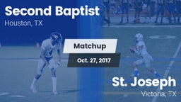 Matchup: Second Baptist High vs. St. Joseph  2017