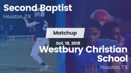 Matchup: Second Baptist High vs. Westbury Christian School 2018