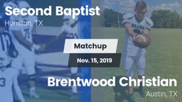 Matchup: Second Baptist High vs. Brentwood Christian  2019