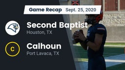 Recap: Second Baptist  vs. Calhoun  2020