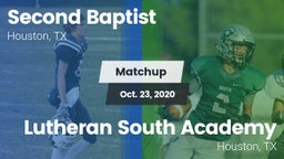 Matchup: Second Baptist High vs. Lutheran South Academy 2020