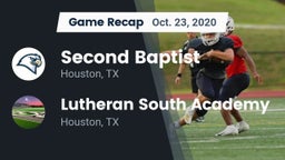 Recap: Second Baptist  vs. Lutheran South Academy 2020