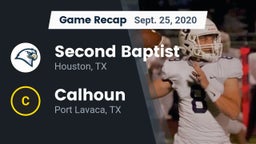 Recap: Second Baptist  vs. Calhoun  2020