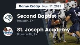 Recap: Second Baptist  vs. St. Joseph Academy  2021