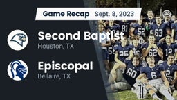 Recap: Second Baptist  vs. Episcopal  2023