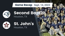 Recap: Second Baptist  vs. St. John's  2023