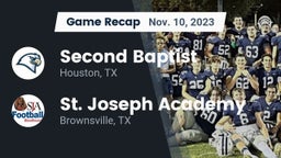Recap: Second Baptist  vs. St. Joseph Academy  2023
