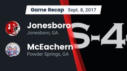 Recap: Jonesboro  vs. McEachern  2017