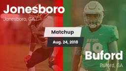 Matchup: Jonesboro vs. Buford  2018
