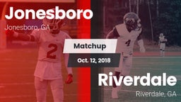 Matchup: Jonesboro vs. Riverdale  2018