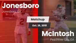 Matchup: Jonesboro vs. McIntosh  2018