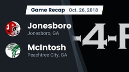Recap: Jonesboro  vs. McIntosh  2018