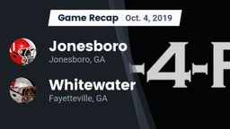 Recap: Jonesboro  vs. Whitewater  2019