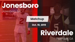 Matchup: Jonesboro vs. Riverdale  2019
