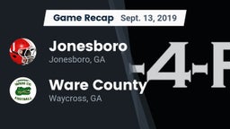 Recap: Jonesboro  vs. Ware County  2019
