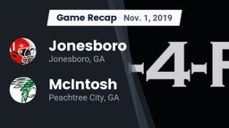 Recap: Jonesboro  vs. McIntosh  2019