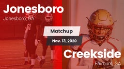 Matchup: Jonesboro vs. Creekside  2020