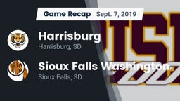 Recap: Harrisburg  vs. Sioux Falls Washington  2019